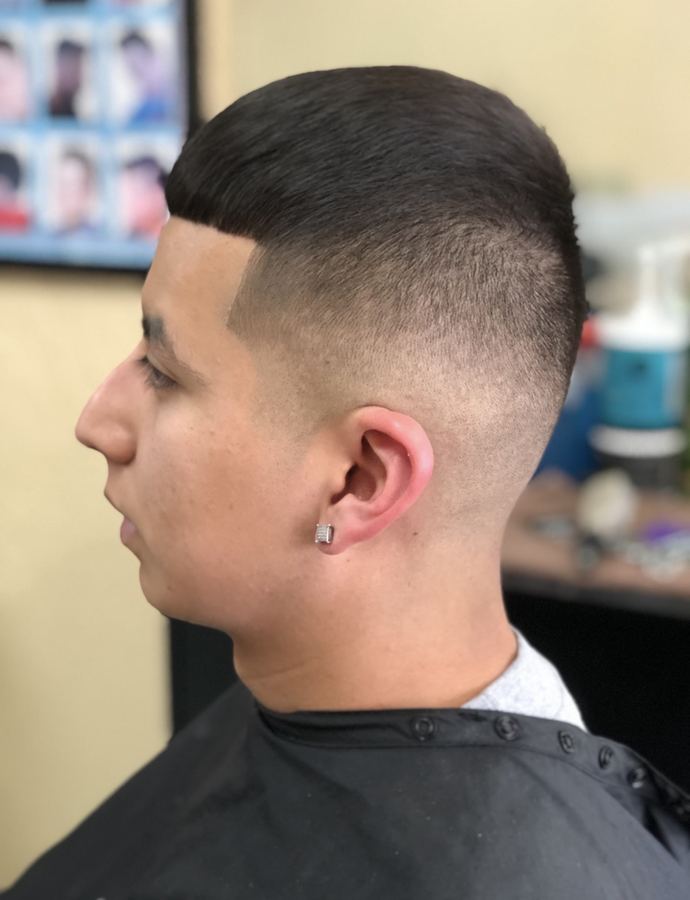Men's haircut and beard trim at Estetica Unisex Lety's Salinas CA